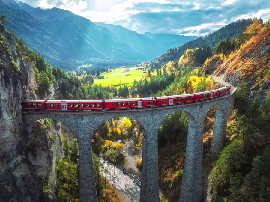 interrail travel alps