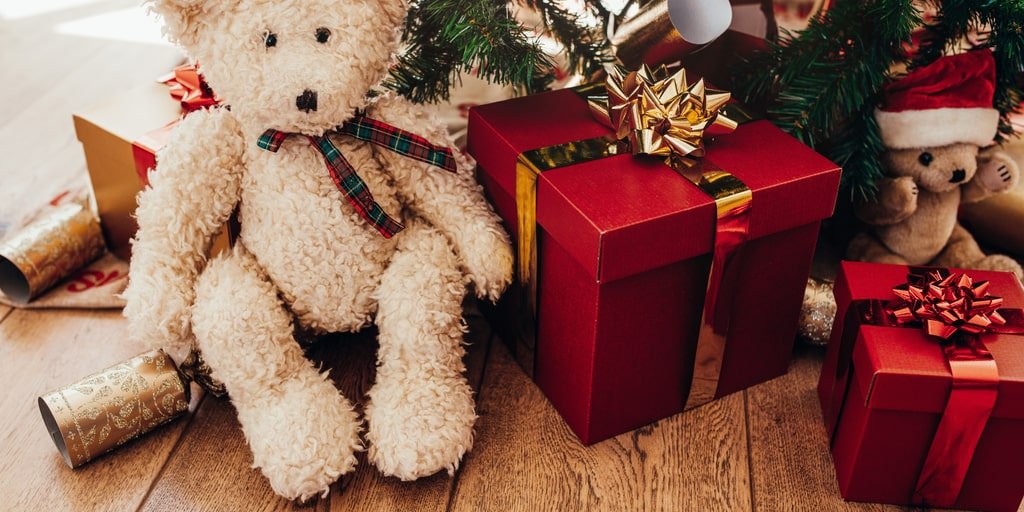 Christmas presents under the tree