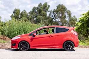 Red Ford Fiesta