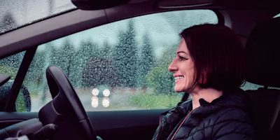 Driver in car