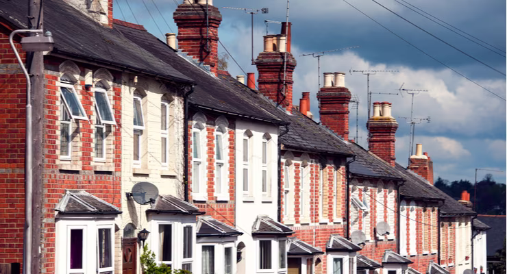 home insurance row of houses
