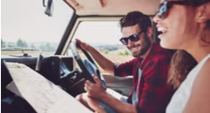 Couple in car