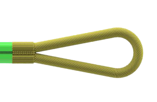 Tether fibre termination