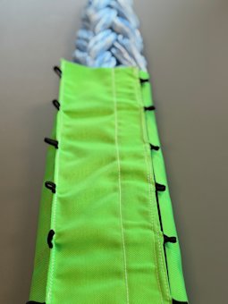 Covers med snørreluk grøn