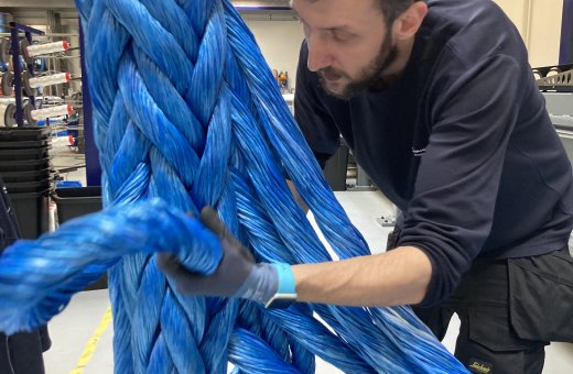 104 mm Rope splice Dynamica Ropes