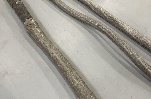 Dynamica Tow rope made with Dyneema®. Used 3997 times by Svitzer. Returned for testing.