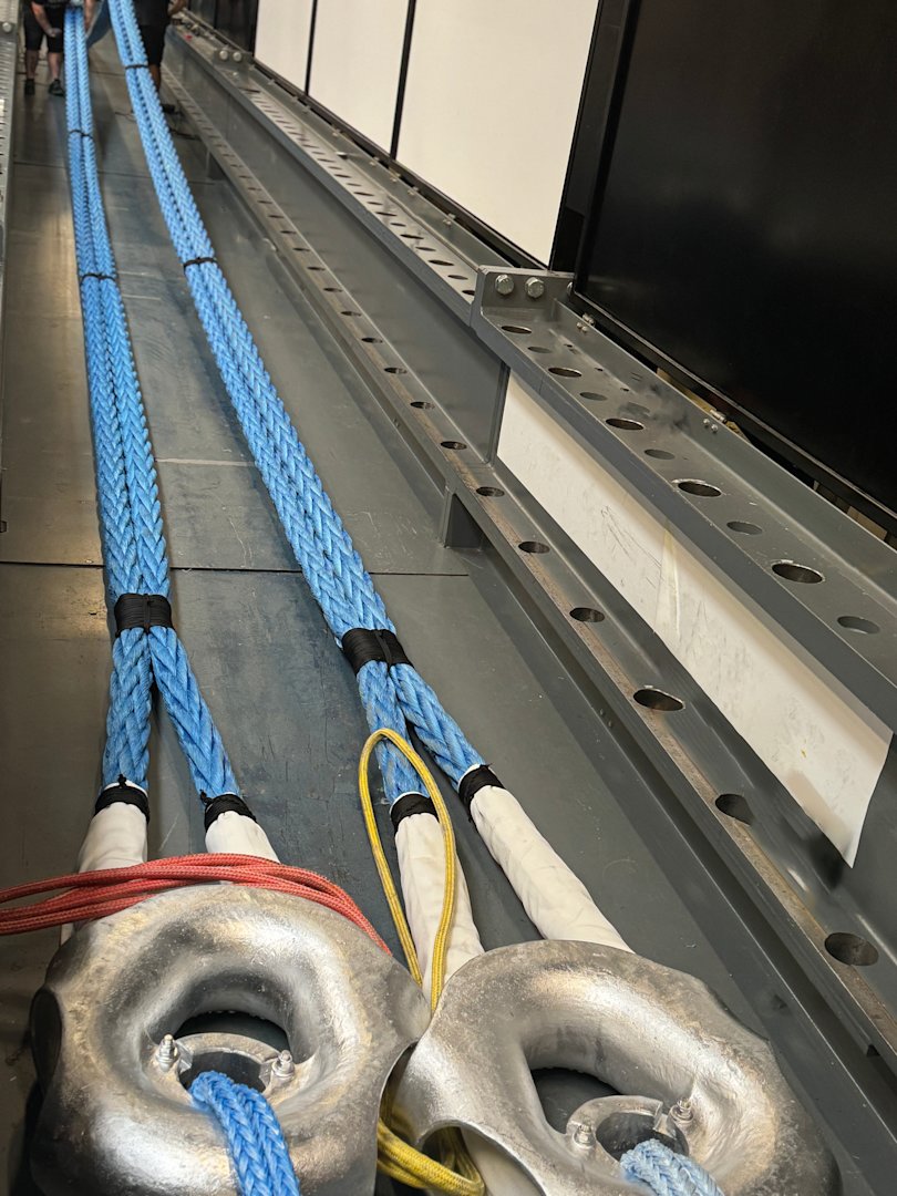 88mm tov med kovs testbænk Dynamica Ropes