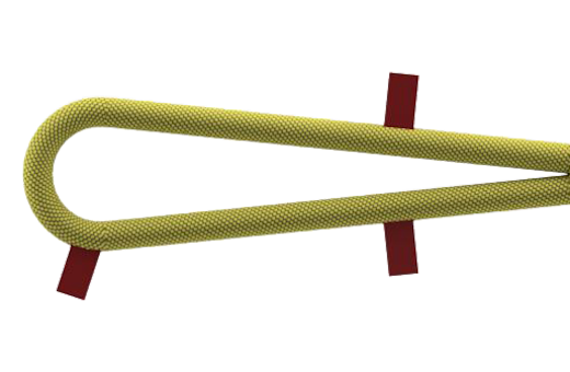 Tether fibre termination