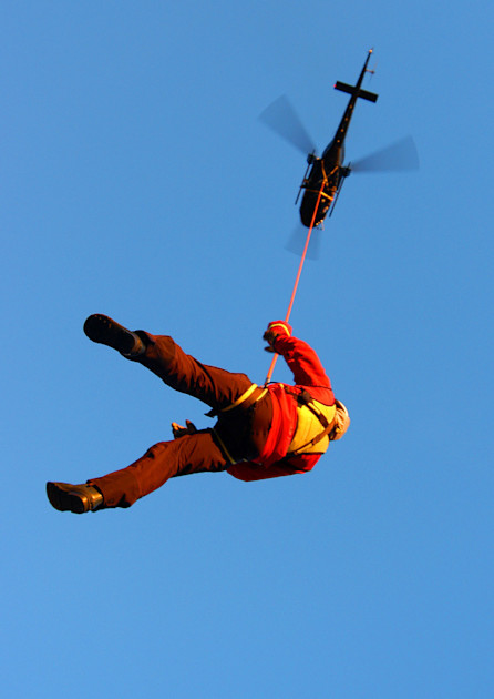 Helicopter lines with Dyneema® | Comfortable handling & even lifts