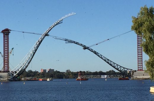 Matagarup Bridge in Perth, Australia