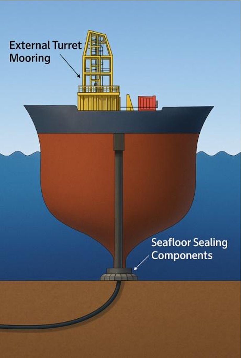 Turret Mooring illustrated