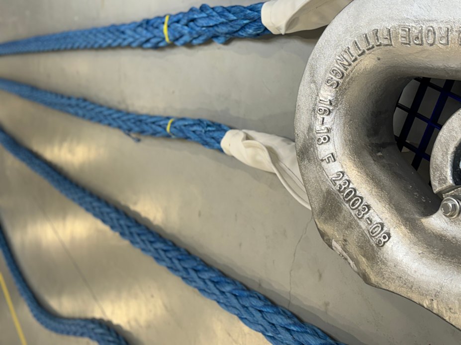 88mm rope grommets with thimbles