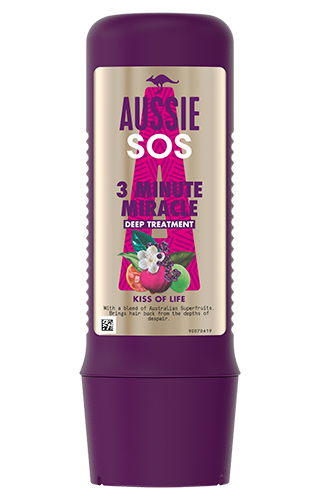 An image of Aussie Hair 3 Minute Miracle SOS Deep Treatment bottle