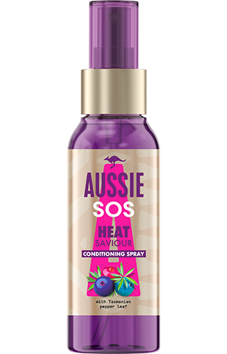 An image of Aussie SOS Heat Saviour Conditioning Spray bottle