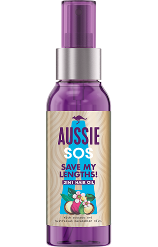 An image of AUSSIE SOS 3in1 HAIR OIL bottle
