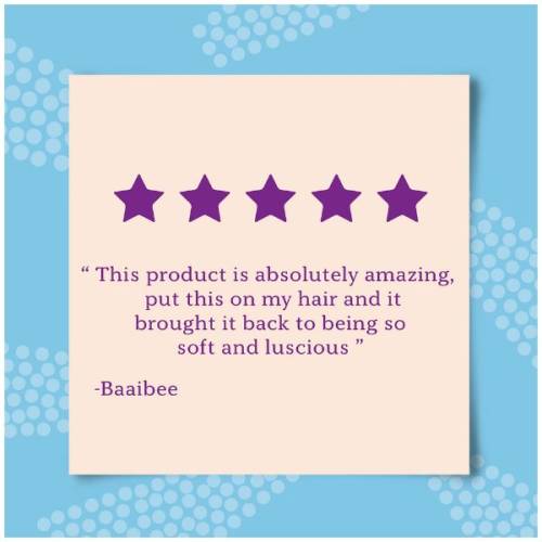 A product review by Baaibee, saying: This product is absolutely amazing, put this on my hair and it brought it back to being so soft and luscious.