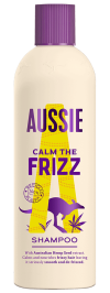 A picture of calm the frizz shampoo Bottle