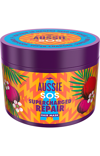An image of Aussie Supercharged Repair Hair Mask package