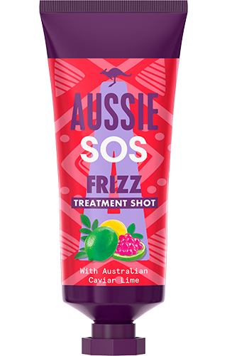 An image of Aussie SOS Frizz Treatment Shot bottle