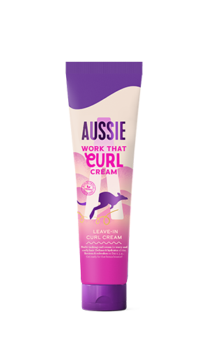 Bottle of Aussie's BOUNCY CURLS curl cream