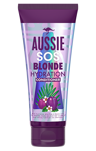 An image of Aussie SOS Blonde Hydration Hair Conditioner bottle