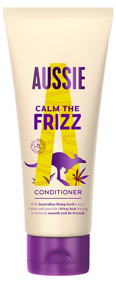 A picture of calm the frizz conditioner tube