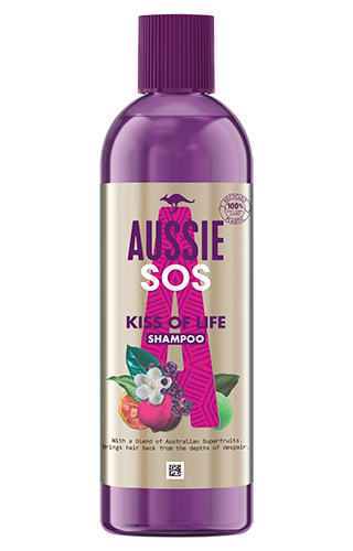 An image of Aussie Hair Shampoo SOS Deep Repair bottle