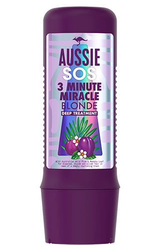 An image of Aussie 3 Minute Miracle Blonde Deep Treatment bottle