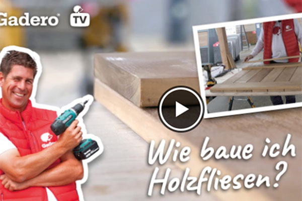 Wie baue ich eigene Holzfliesen?