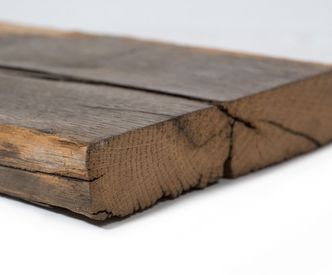 Wagonplanken geborsteld eiken