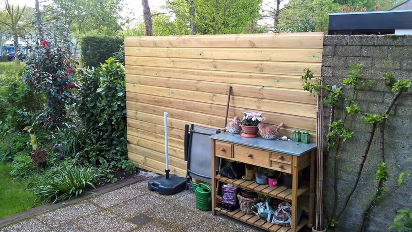 geimpregneerde schutting