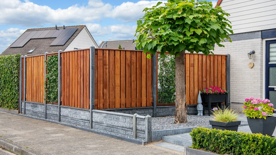 Beton schutting inspiratie