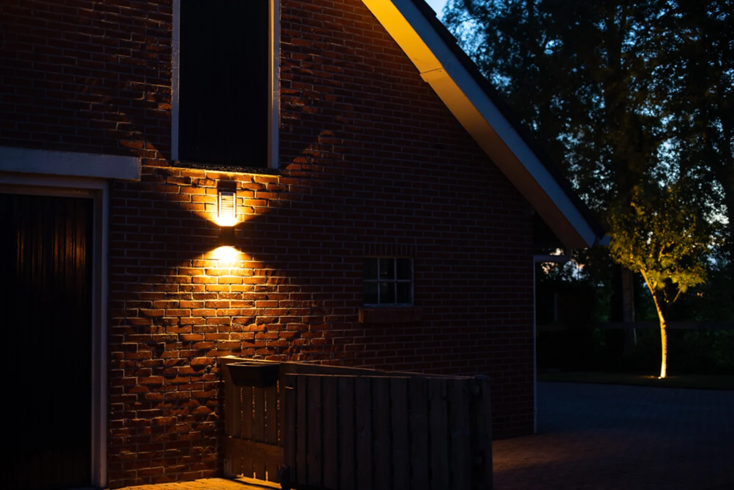 verlichting muur beide zijden