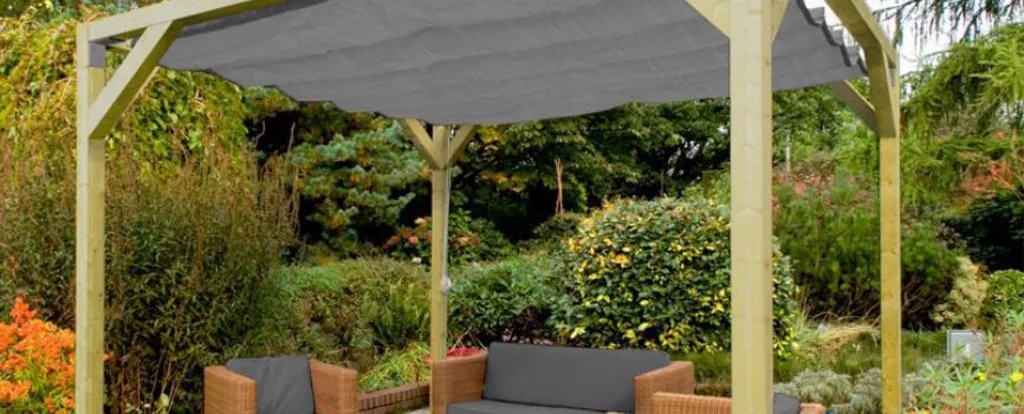 Pergola en bois imprégné