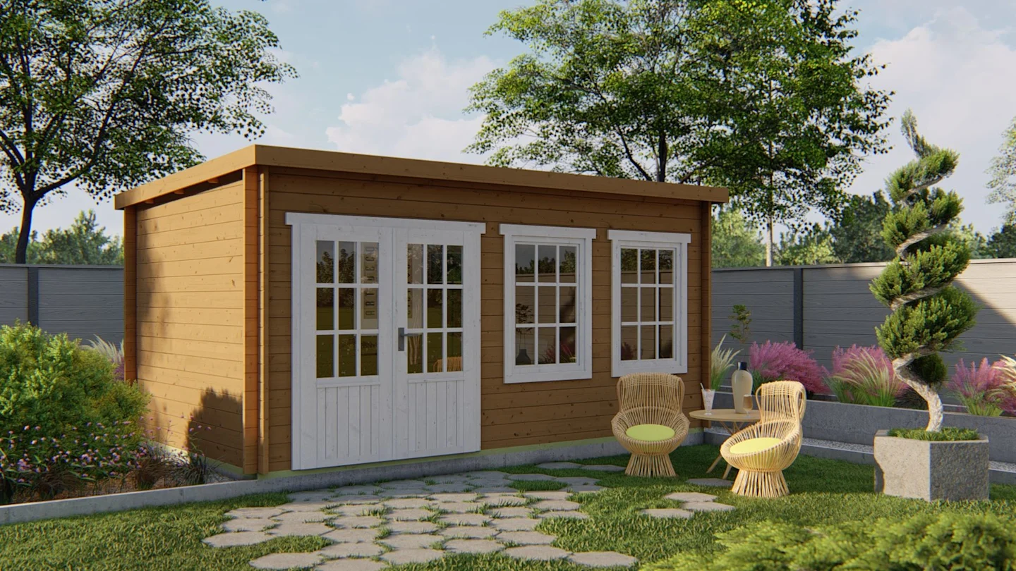 Sadie Log Cabin Contemporary Summerhouse