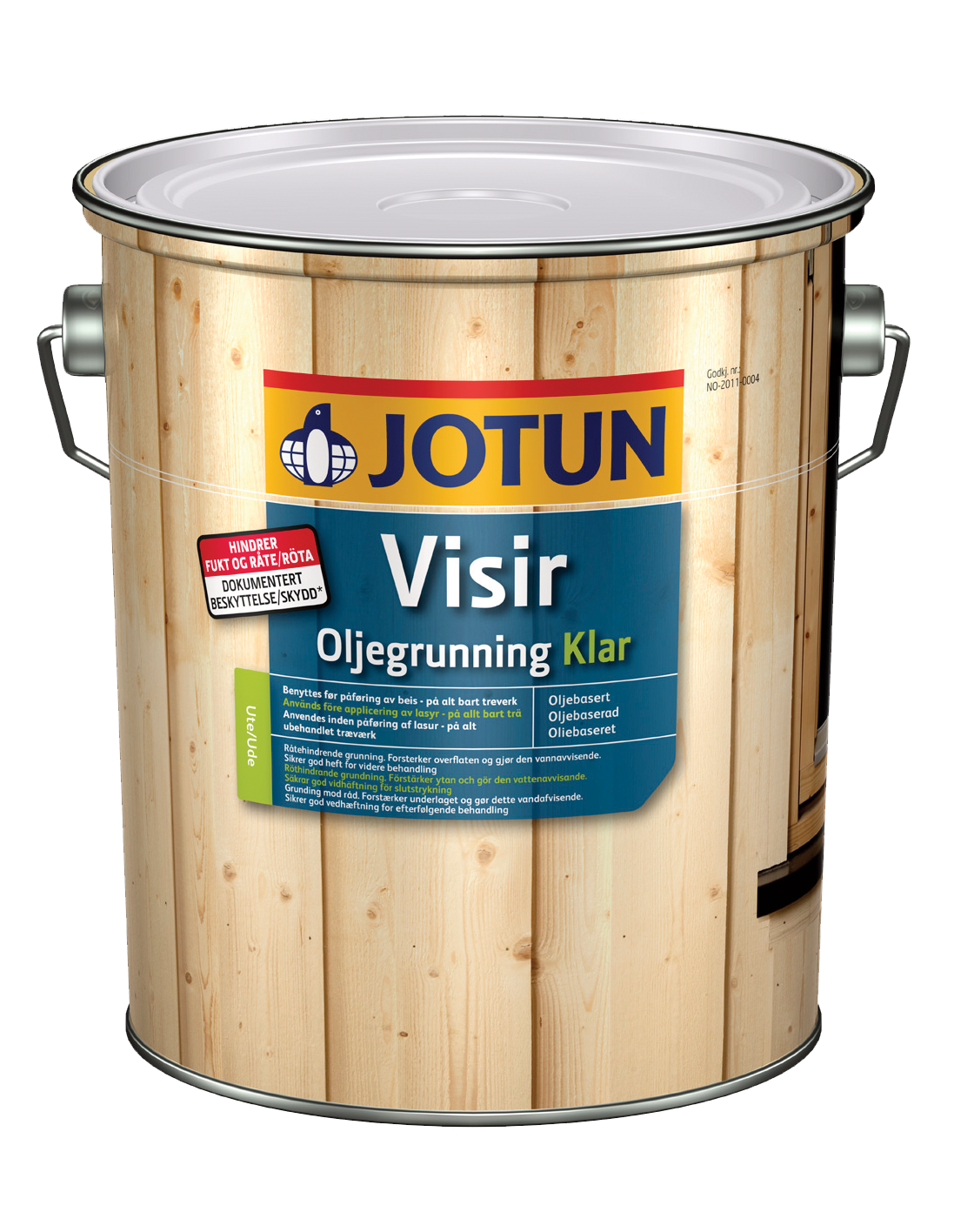 Visir Oljegrunning Klar 3L jotun