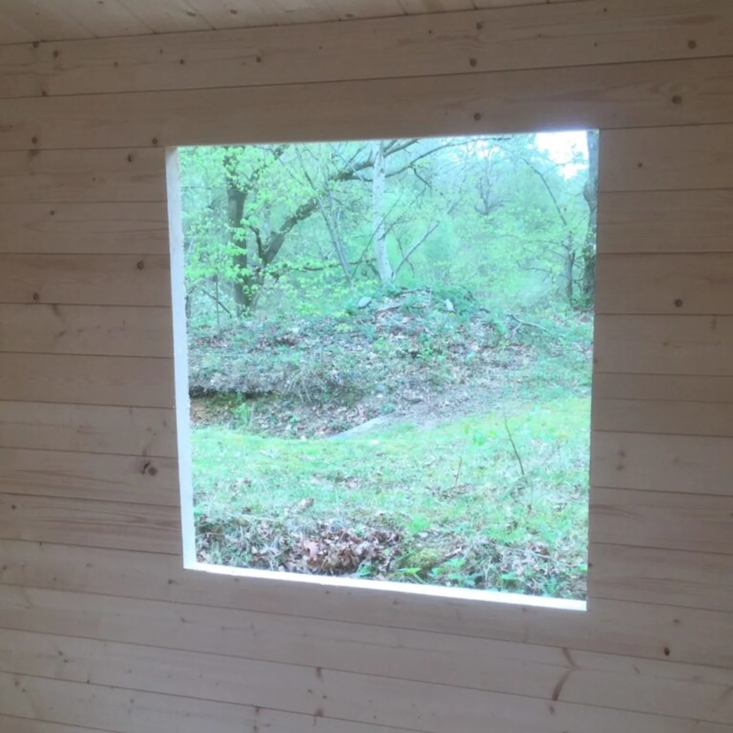 hole for window completed