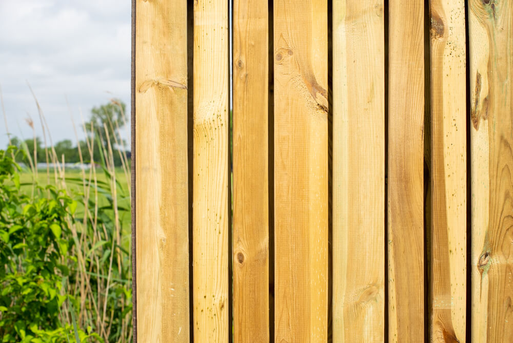 houttekening vurenhout geimpregneerd 