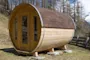 saunabarrel natuur stevige fundering