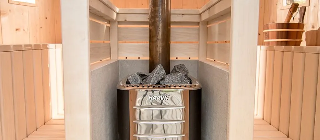 Verticale barrelsauna