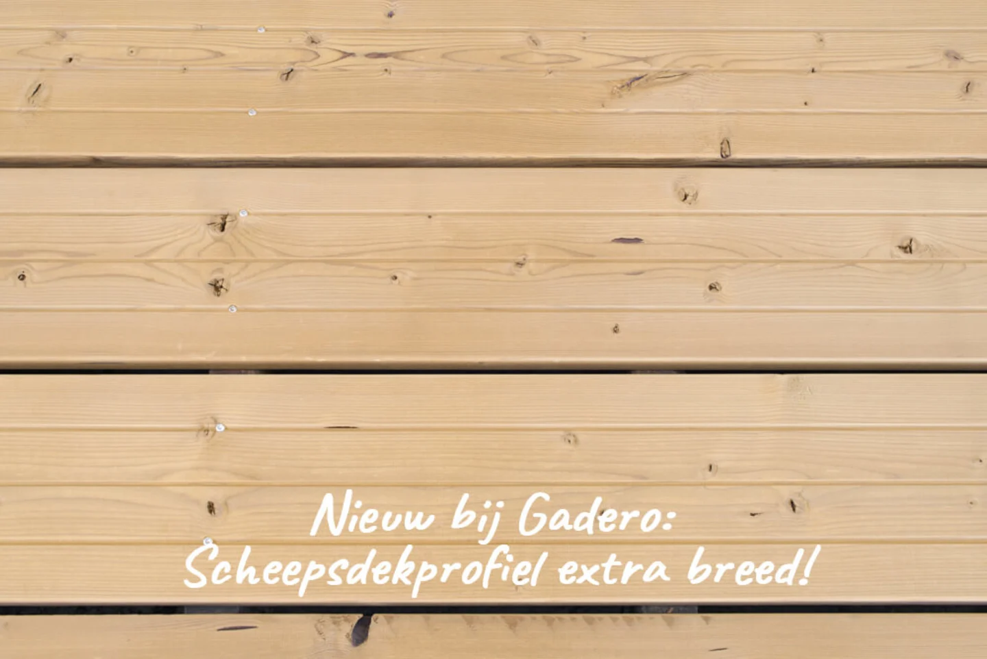 Scheepsdek profiel extra breed