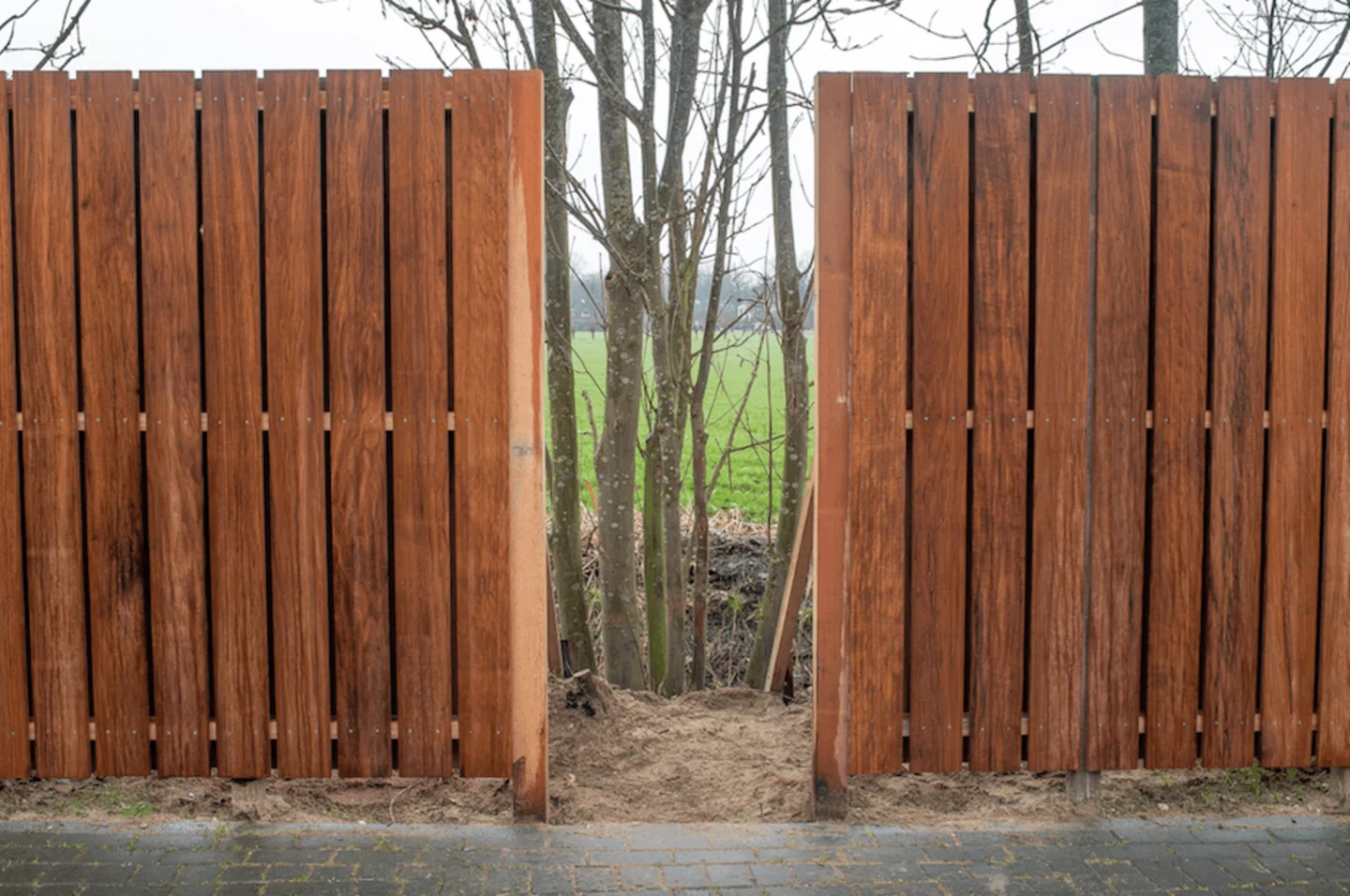 Schutting poort deur
