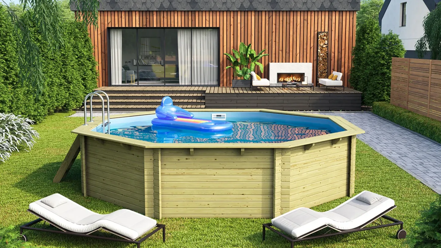 houten zwembad landingpage