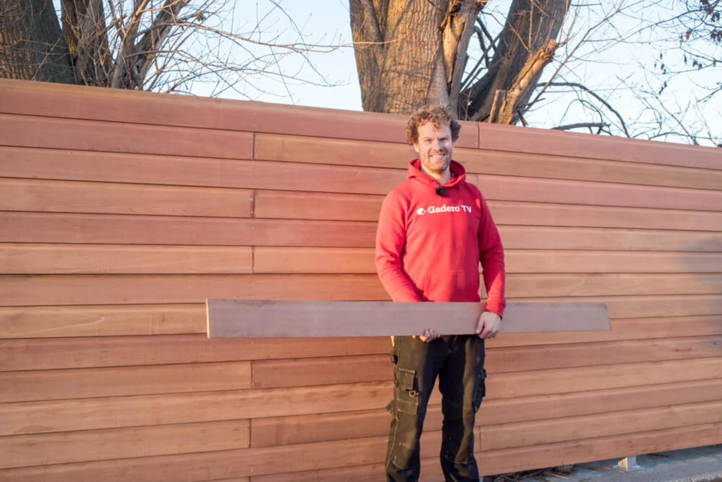 Schutting hardhouten rabatdelen van Bankirai