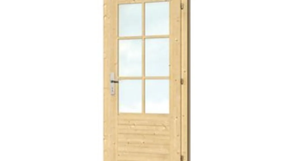 Enkele deur met raam 83x190x42cm