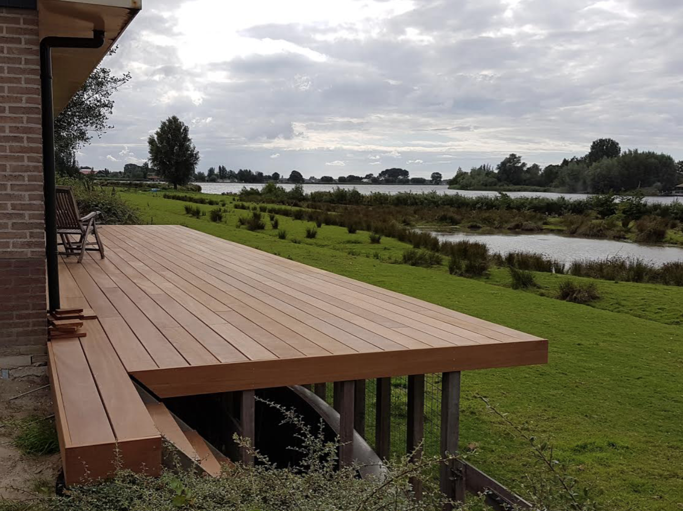 Extra brede terrasplanken