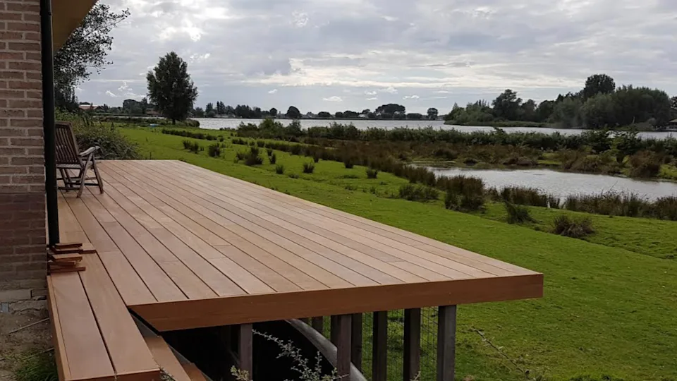 Extra brede terrasplanken
