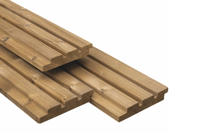 thermally modified softwood