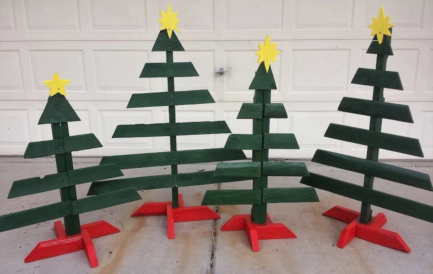 kerstboom van sloophout