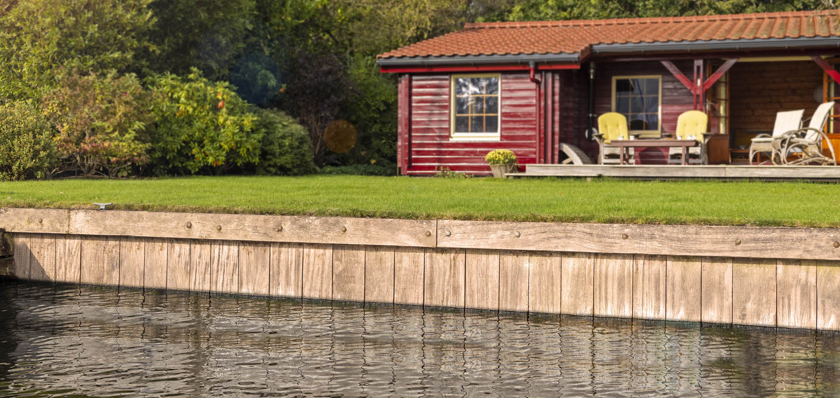 Op beschoeiing moet je niet besparen.